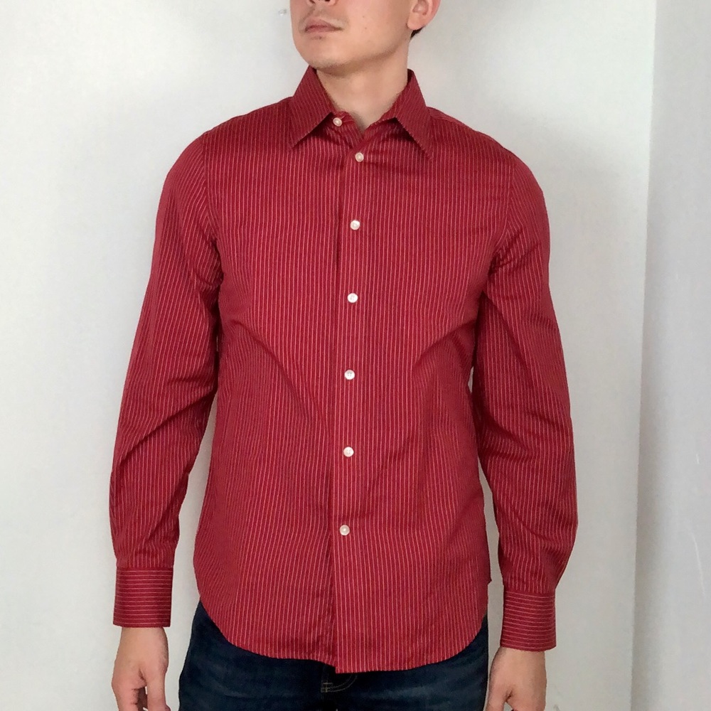 Express Red Dress Shirt S